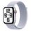 Apple Watch SE 2 2024 GPS + Cellular 44mm Silver Aluminum Case with Blue Cloud Sport Loop (MXG63, MXGR3) - фото 1