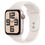 Apple Watch SE 2 2024 GPS 44mm Starlight Aluminum Case with Starlight Sport Band - M/L (MXEV3) - фото 1