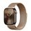 Смарт-часы Apple Watch Series 10 GPS + Cellular 46mm Gold Titanium Case w. Gold Milanese Loop - M/L (MX003) - фото 1