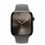 Смарт-годинник Apple Watch Series 10 GPS + Cellular 42mm Natural Titanium Case w. Stone Grey Sport Band - S/M (MWXD3) - фото 2
