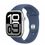 Смарт-часы Apple Watch Series 10 GPS + Cellular 46mm Silver Alu. Case w. Denim Sport Band - M/L (MWY13) - фото 1
