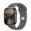 Смарт-годинник Apple Watch Series 10 GPS + Cellular 46mm Natural Titanium Case w. Stone Grey Sport Band - M/L (MWYA3) - фото 1