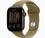 Смарт-годинник Apple Watch Series 12 GPS + Cellular 42mm Dark Bronze Aluminum Case with Olive Sport Band S/M (MJG44) - фото 1