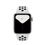 Apple Watch Series 5 Nike 40mm GPS Silver Aluminum Case with Pure Platinum/Black Nike Sport Band (MX3R2) - фото 1