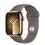 Apple Watch Series 9 GPS + Cellular 41mm Gold S. Steel Case w. Clay S. Band - S/M (MRJ53) - фото 1
