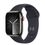 Apple Watch Series 9 GPS + Cellular 41mm Graphite S. Steel Case w. Midnight Sport Band - S/M (MRJ83) - фото 1