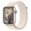 Apple Watch Series 9 GPS + Cellular 45mm Starlight Alu. Case w. Starlight Sport Loop (MRMA3) - фото 1