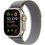 Apple Watch Ultra 2 GPS + Cellular 49mm Titanium Case with Green/Gray Trail Loop - M/L (MRF43) - фото 1