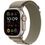 Вживаний Apple Watch Ultra 2 GPS + Cellular 49mm Titanium Case with Olive Alpine Loop - Large (MRF03) - фото 1
