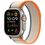Apple Watch Ultra 2 GPS + Cellular 49mm Titanium Case with Orange/Beige Trail Loop - M/L (MRF23) - фото 1
