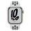 Вживаний Apple Watch Nike Series 7 GPS 41mm Starlight Aluminum Case w. Pure Platinum/Black Nike Sport Band (MKN33) - фото 2