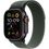 Apple Watch Ultra 2 2024 GPS + Cellular 49mm Black Titanium Case with Green Trail Loop - S/M (MYTJ3+MYQ33) - фото 1