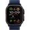 Apple Watch Ultra 2 2024 GPS + Cellular 49mm Black Titanium Case with Blue Trail Loop - M/L (MYTJ3+MYQ83) - фото 2