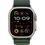 Apple Watch Ultra 2 2024 GPS + Cellular 49mm Natural Titanium Case with Dark Green Alpine Loop - Large (MYT33+MXMW3) - фото 2