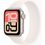 Apple Watch SE 3 GPS 44mm Starlight Aluminum Case with Starlight Sport Band - M/L (MEHJ4) - фото 1