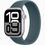Смарт-годинник Apple Watch Series 10 GPS 46mm Silver Aluminum Case w. Lake Green  Sport Band - M/L (MWX03+MXLR3) - фото 1