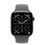 Apple Watch Series 11 GPS + Cellular 42mm Natural Titanium Case with Stone Gray Sport Band - S/M (MF8M4) - фото 2