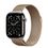 Apple Watch Series 11 GPS + Cellular 42mm Natural Titanium Case with Gold Milanese Loop (MF9H4+MGJ04) - фото 1