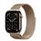 Apple Watch Series 11 GPS + Cellular 46mm Gold Titanium Case with Gold Milanese Loop - M/L (MFD84) - фото 1