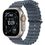Apple Watch Ultra 3 GPS + Cellular 49mm Natural Titanium Case with Anchor Blue Ocean Band (MEWH4) - фото 1