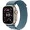 Apple Watch Ultra 3 GPS + Cellular 49mm Natural Titanium Case with Light Blue Alpine Loop - Medium (MEWM4) - фото 1