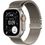 Apple Watch Ultra 3 GPS + Cellular 49mm Natural Titanium Case with Natural Titanium Milanese Loop - Medium (MEWY4) - фото 1