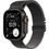 Apple Watch Ultra 3 GPS + Cellular 49mm Black Titanium Case with Black Titanium Milanese Loop - Large (MF1T4) - фото 1