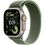 Apple Watch Ultra 3 GPS + Cellular 49mm Natural Titanium Case with Green/Neon Trail Loop - M/L (MF1V4+MFT54) - фото 1