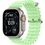 Apple Watch Ultra 3 GPS + Cellular 49mm Natural Titanium Case with Neon Green Ocean Band (MF1V4+MGCF4) - фото 1