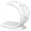 Беспроводное зарядное устройство T17 3 in 1 RGB Light (White) - фото 1