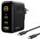 Сетевое зарядное устройство Baseus PicoGo AE21 100W (2Type-C + USB) + Кабель Type-C to Type-C 100W (1.5m) (black) (E0121B00) - фото 2