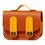 Чохол Leather Case Briefcase для AirPods 4 (Brown / Yellow) - фото 1