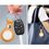 Чохол для AirTag Leather Key Ring, Yellow - фото 3