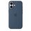 Чехол Silicone Case with MagSafe iPhone 16 plus Denim copi - фото 2