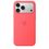 Чехол Silicone Case with MagSafe + Button iPhone 18 Pro Bright Guava Pink - фото 1