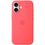 Чохол Silicone Case with MagSafe + Button iPhone 17 Bright Guava - фото 1