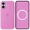 Чохол Silicone Case with MagSafe + Button iPhone 17 Electric Lavender - фото 2