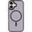 Чехол TPU+PC Metal Buttons with MagSafe iPhone 17 (6.3") (Черный / Black) - фото 1