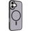 Чехол TPU+PC Metal Buttons with MagSafe iPhone 17 (6.3") (Черный / Black) - фото 2