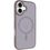 Чехол TPU+PC Metal Buttons with MagSafe iPhone 17 (6.3") (Серый / Grey) - фото 2