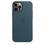 Чохол iPhone Leather Case with MagSafe 12 /12 Pro ( 6.1) Baltic Blue - фото 1