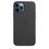 Чехол iPhone Leather Case with MagSafe 12 /12 Pro ( 6.1) Black - фото 1