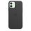 Чехол iPhone Leather Case with MagSafe 12 /12 Pro ( 6.1) Black - фото 2