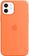 Чехол Silicone Case with magsafe iPhone 12/12Pro Kumquat - фото 2