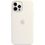 Чехол Silicone Case with magsafe iPhone 12/12Pro White - фото 1
