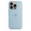 Чехол Silicone Case with MagSafe iPhone 15 Pro Light Blue - фото 1