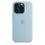 Чехол Silicone Case with MagSafe iPhone 15 Pro Light Blue - фото 2