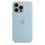 Чехол Silicone Case with MagSafe iPhone 15 Pro Max Light Blue - фото 2
