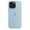 Чехол Silicone Case with MagSafe iPhone 15 Pro Max Light Blue - фото 3
