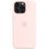 Чохол Silicone Case with MagSafe iPhone 15 Pro Max Light pink - фото 1